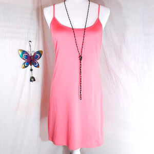 Forever 21 Coral Peach Slip Dress Size Med